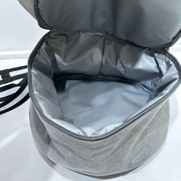 Travelon Gray Unisex Cotton Canvas Coastal Cinch Bag & Insulated Cooler Backpack - Picture 13 of 16